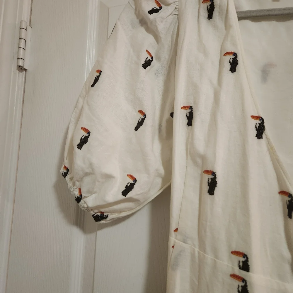 Farm Rio Toucan Wrap Dress - Picture 5 of 7